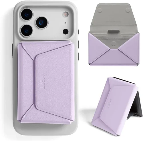 Vista 30 de MOFT Cartera magnética para mujer con 8 tarjetas, bloqueo RFID, Rosa claro, Diseño ágil para viajes y viajes