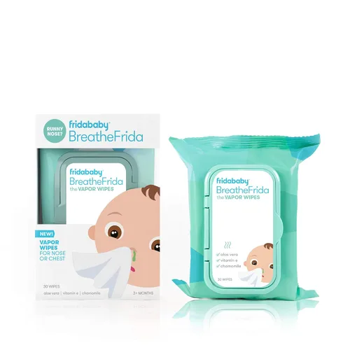 Vista 7 de Frida Juego de alivio del resfriado y la gripe para bebés, kit de alivio de la congestión, incluye el aspirador nasal NoseFrida NoseFrida Nasal