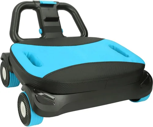 Vista 6 de Rueda de rodillo abdominal compacta, ruedas dobles con soporte para el codo y 2 rodilleras, equipo de entrenamiento de cuerpo completo para el hogar