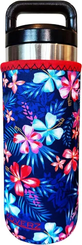 Vista 44 de Funda de neopreno para botella de agua Koverz, funda de neopreno, se ajusta a botellas de agua de 24-30 oz, lavable y reutilizable, tamaño grande
