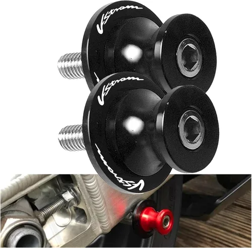 Vista 2 de Carretes de basculante CNC para motocicleta, deslizadores de tornillo oscilante de 6/8/0.394 in para Suzuki V-Strom 250 650 1000 DL650 DL1000 DL250