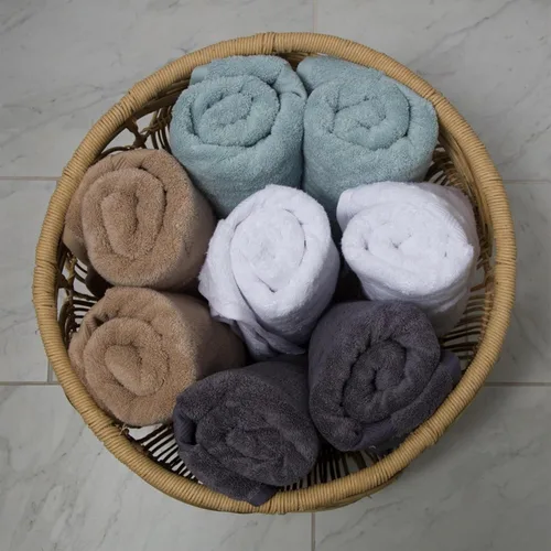 Vista 6 de Classic Turkish Towels CTT - Juego de toallas de lujo de 6 piezas, 100% algodón turco, de secado rápido, altamente absorbentes y cómodas, incluye 2