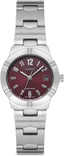 Vista 2 de Casio General Ladies Relojes Metal Fashion Ltp-1241D-4A2Df - Ww esfera roja