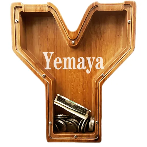 Vista 18 de Alcancía personalizada grande de madera con letras, alcancía de monedas, alcancía personalizada con nombre, puede usarse como regalo de Navidad
