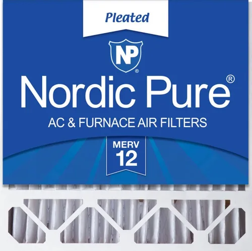 Vista 34 de Nordic Pure 20 x 20 x 5 (19_5/8 x 19_7/8 x 4_3/8) Honeywell/Lennox MERV 8 filtro de aire de repuesto, 1 paquete
