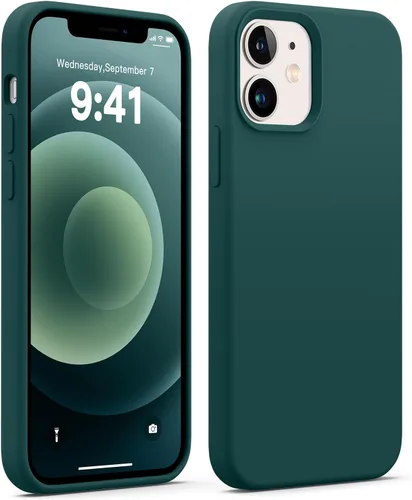 Vista 23 de JELE Funda para iPhone 11 Pro Max, funda de silicona a prueba de golpes compatible con iPhone 11 Pro Max, funda protectora de cuerpo completo Verde