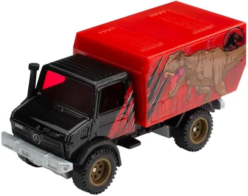 Vista 2 de Hot Wheels 88 Mercedes Unimog - Vehículo a escala para niños de 3 años en adelante y coleccionistas de autos de juguete clásicos, con nuevos