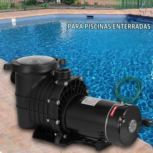 Vista 8 de TOPDEEP Bomba de piscina de 1.5 HP para enterrar, bomba de piscina autorecortable sobre el suelo, bombas de piscina de una sola velocidad de doble