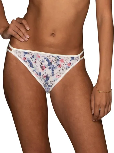 Vista 81 de Vanity Fair Bragas de bikini con tira para mujer, Illumination, con elástico sedoso y ribete de satén Paquete de 3 Negro (Midnight Black)