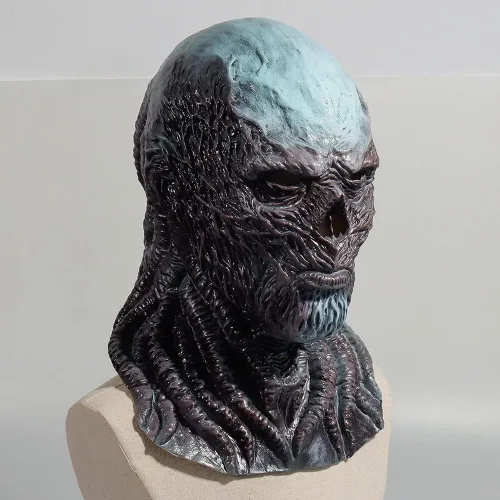 Vista 3 de Vecna Mask Hell Demon espeluznante Monster - Máscara de látex de cabeza completa para Halloween