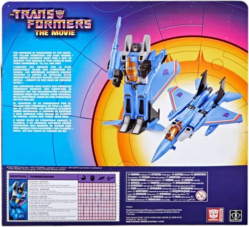 Vista 5 de Hasbro The Transformers: The Movie - Figura retro de Thundercracker de 5.5 pulgadas