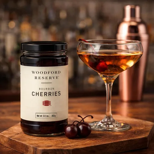 Vista 5 de Woodford Reserve Cerezas Bourbon - 13.5 oz (383g) Paquete de 2