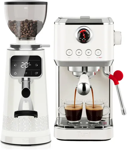 Vista 12 de Tuni E2 Gen3 - Máquina de café expreso de doble caldera con potencia de Marfil