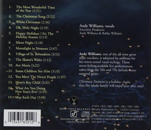 Vista 2 de Andy Williams Live-Christmas Treasures