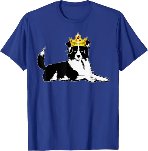 Vista 20 de Border Collie Crown - Camiseta veterinaria de piel de pastoreo de ovejas, Negro