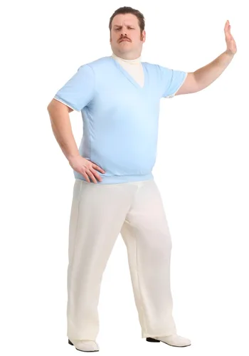 Vista 2 de Disfraz Casual de Nacho Libre para Adultos Multicolor