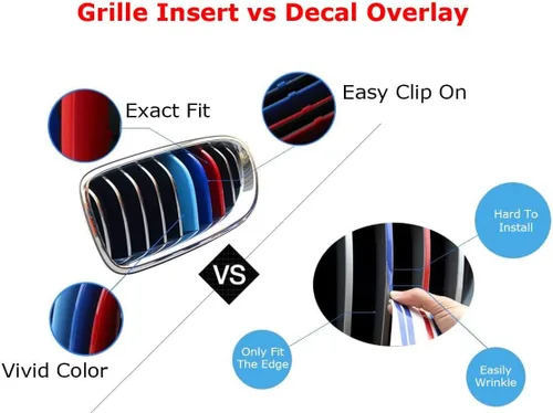 Vista 9 de iJDMTOY Exact Fit - Recortes para parrilla de automóvil, compatible con vehículos BMW