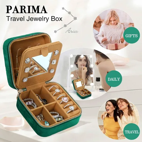 Vista 7 de Parima Regalos personalizados para mujeres y niñas Joyero de viaje Constellation Joyero de viaje para niñas Regalos únicos para mujeres