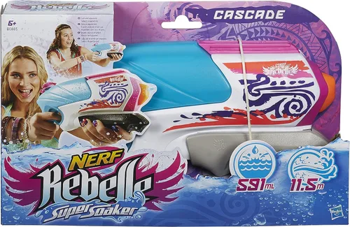 Vista 2 de Súper pistola de agua Cascada Blaster de Nerf Rebelle