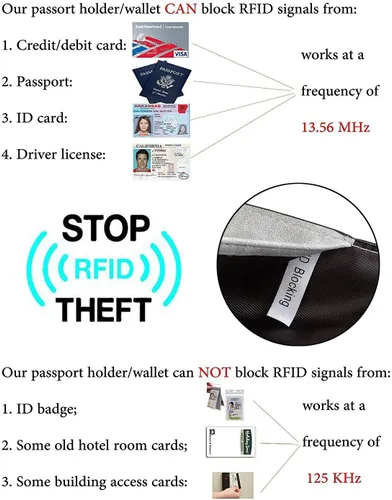 Vista 14 de UTO Cartera de pulsera para mujer desmontable para chequera, tarjeta, billetes, teléfono, organizador grande, 1085 azul, Grande, Moderno