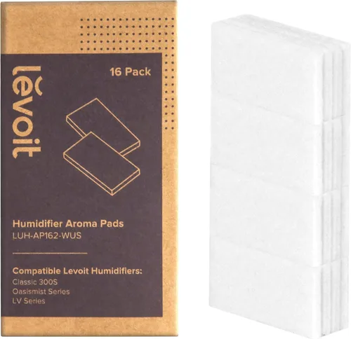 Vista 4 de LEVOIT LV600S Humidificadores inteligentes de niebla cálida y fría y almohadillas aromáticas, paquete de 16, filtros de repuesto para humidificador