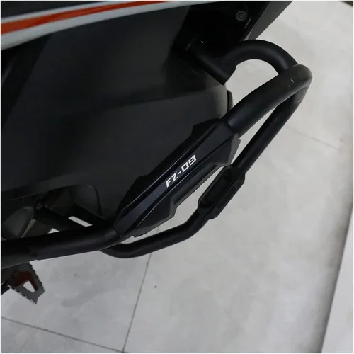 Vista 5 de Yamaha para FZ07 para FZ 8 09 10 16 25 FZ8 09 FZ FZ10 accesorios de motocicleta, protector de motor, barra de choque, protección de choque, bloque