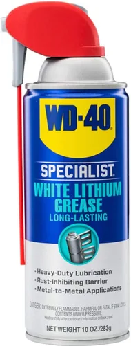 Vista 3 de WD-40 Specialist Spray de Grasa de Litio Blanco con Smart Straw que Rocía de 2 Formas, 10 OZ [Paquete de 6] & Specialist Lubricante Seco con Smart