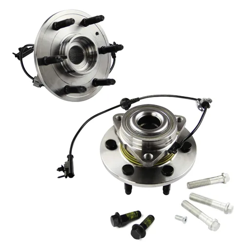 Vista 9 de 513121 Conjunto de rodamiento de cubo de rueda delantera 2 juego de 5 lengüetas con sensor ABS para Buick Century/Rendezvous/Terraza, Chevrolet