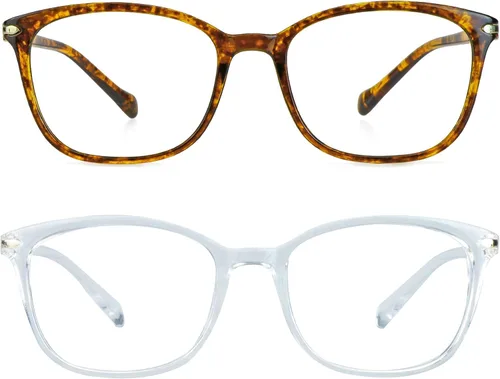 Vista 26 de LifeArt Lentes de bloqueo de luz azul, antifatiga ocular, anteojos de lectura para computadora, gafas de TV para hombres y mujeres