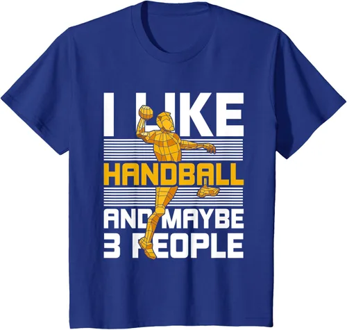 Vista 11 de Divertido jugador de balonmano atleta regalo balonmano camiseta Negro