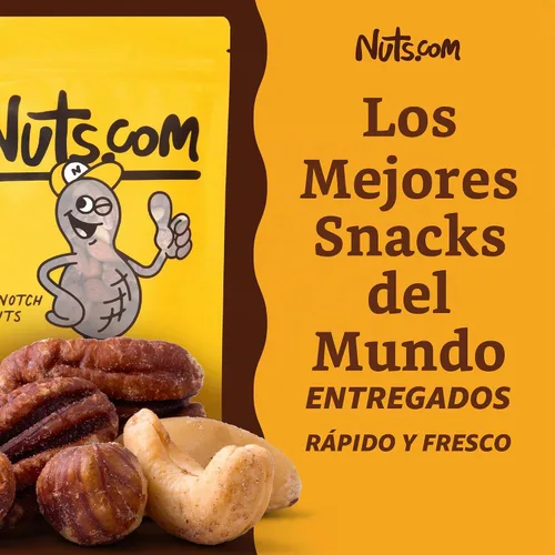 Vista 6 de Nuts com Nueces mixtas tostadas 50% menos de sal, 14 onzas – Nueces surtidas con almendras, anacardos, nueces pecanas, nueces de Brasil y avellanas