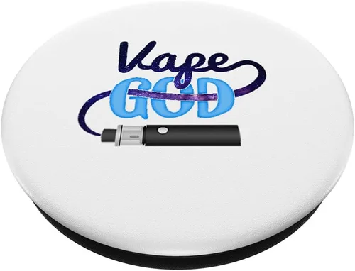 Vista 2 de Vape God - Bolígrafo Vaping Cloud Vapes Vaper E-Cig usuarios PopSockets intercambiable PopGrip