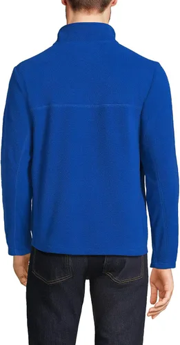 Vista 2 de Lands' End Jersey de forro polar con cremallera corta para hombre