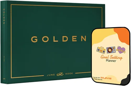 Vista 9 de Golden Jung Kook (BTS) Álbum [3 vers. Álbumes + 1 álbum Weverse ver. Conjunto completo]+Beneficios de preventa + planificador digital inspirado