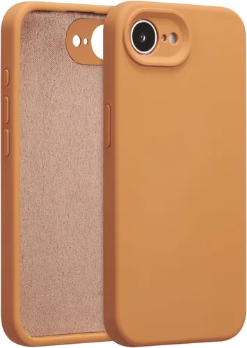 Vista 112 de Funda de silicona para iPhone Air, con [protección completa de la cámara] [forro de microfibra suave antiarañazos], funda de silicona líquida ultra