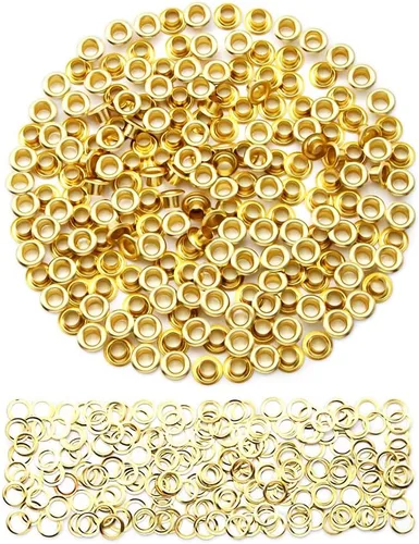 Vista 25 de SEMINI 800 Sets 4 Colors 6mm Grommet Eyelet Kit with Install Tool Kit