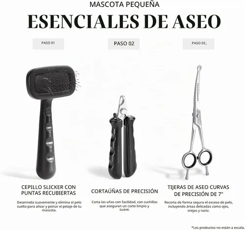 Vista 12 de Tweezerman Slicker Brush - Cepillo de aseo para mascotas con cerdas recubiertas