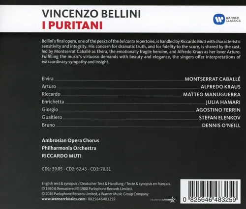 Vista 2 de Bellini I Puritani (3CD)