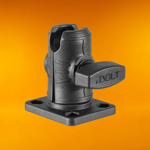 Vista 3 de iBOLT - Soporte de base de taladro compuesto AMPS de 2.5 pulgadas con enchufe compuesto de 0.984 in / 1 pulgada