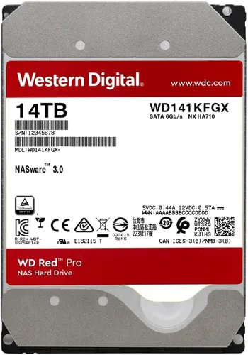Vista 2 de Western Digital 8TB WD Red Pro NAS Disco duro interno