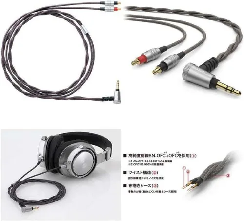 Vista 2 de Audio-Technica Accesorio de auriculares de cable desmontable (HDC113A/1.2)