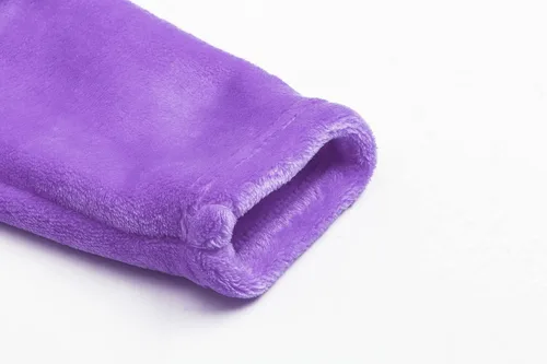 Vista 6 de Batas con Capucha de Forro Polar para Niñas, Bata de Baño Suave Premium Mullida para Niños para Regalos, 2-12 Años Lavanda
