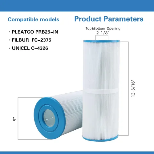 Vista 2 de Filtros de spa AmiBbon PRB25-IN, sustituye a Unicel C-4326, Filbur FC-2375, FC-2370, Guardian 413-106,817-2500,17-2327, 33521, 25392, 303909