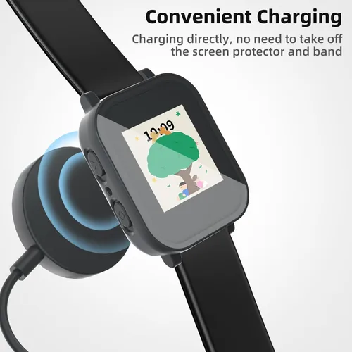 Vista 5 de SimpleThings Protector de pantalla compatible con Gabb Watch 3, paquete de 3 protectores de pantalla de vidrio templado transparente HD