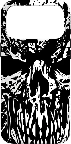 Vista 22 de Grindcore Occult Horror Skull Art Death Metal Thrash Metal Case for iPhone 16