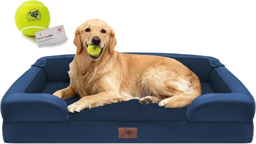 Vista 22 de Cama ortopédica impermeable para perros medianos y grandes Beige