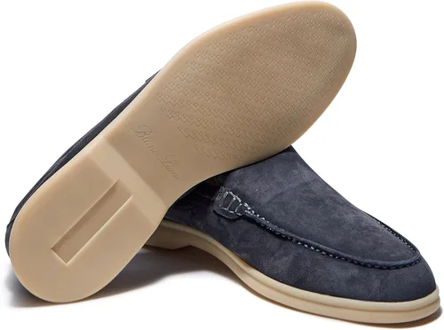 Vista 5 de Mocasines de cuero de gamuza de diseñador prémium para hombre Summer Stroll