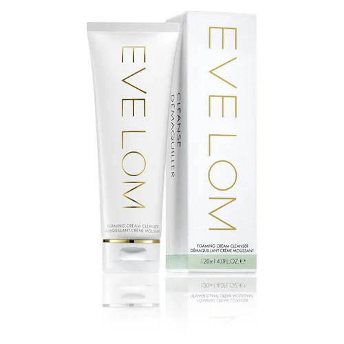 Vista 2 de EVE LOM Limpiador en crema espumosa, perfecto para el uso diario, elimina el maquillaje impermeable, fórmula suave hidratante para todo