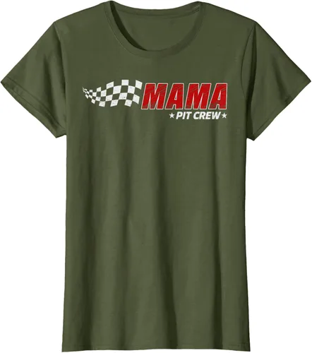 Vista 75 de Mama Pit Crew Race Car Birthday Family Matching Pit Crew Camiseta