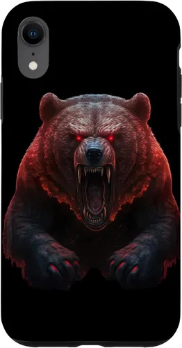 Vista 9 de Funda para iPhone 12 Mini Bear, Angry Grizzly Bear, peligroso oso de terror